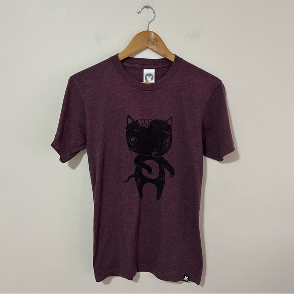Crywolf Tops - Crywolf Zombie Cat T-Shirt